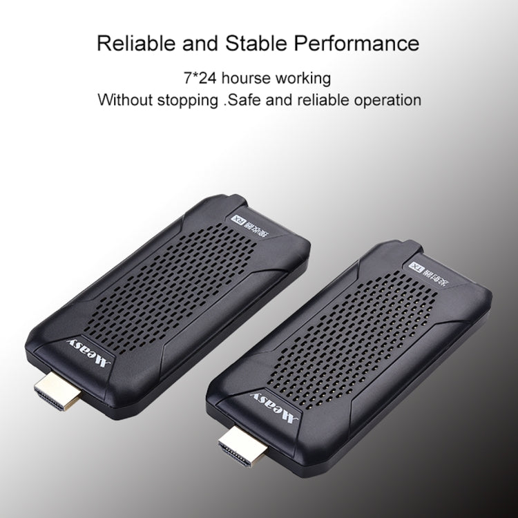 Measy FHD656 Nano 1080P HDMI 1.4 HD Wireless Audio Video Double Mini Transmitter Receiver Extender Transmission System, Transmission Distance: 100m, EU Plug Eurekaonline