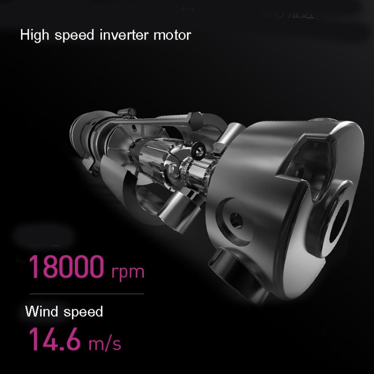 Mingge T1 T Style 1800W High-power Cold Hot Air Wind Fast Drying Folding Hair Dryer, Plug Type:US Plug( Green) Eurekaonline