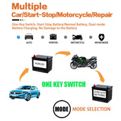 Motorcycle / Car Battery Smart Charger with LCD Creen, Plug Type:US Plug(Red) Eurekaonline