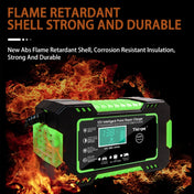 Motorcycle / Car Battery Smart Charger with LCD Screen, Plug Type:UK Plug Eurekaonline