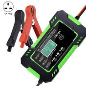 Motorcycle / Car Battery Smart Charger with LCD Screen, Plug Type:UK Plug Eurekaonline