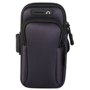 Multi-functional Universal Double Layer Zipper Sport Arm Case Phone Bag with Earphone Hole for 6.6 Inch or Below Smartphones(Black) Eurekaonline