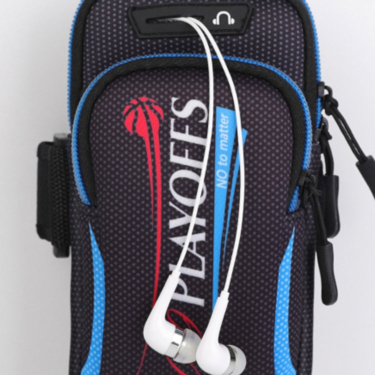 Multi-functional Universal Double Layer Zipper Sport Arm Case Phone Bag with Earphone Hole for 6.6 Inch or Below Smartphones(Green) Eurekaonline