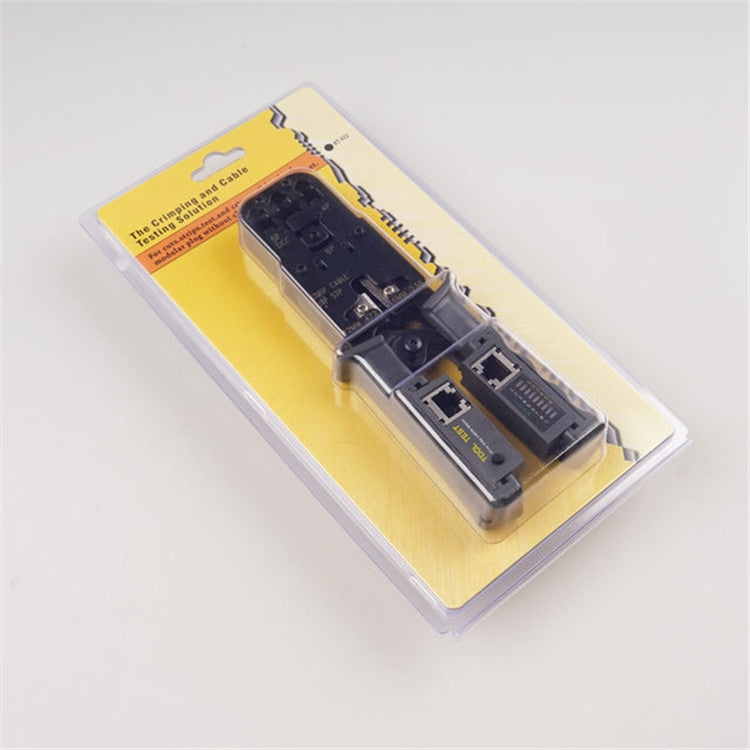 Multifunctional 4P8P6P Three-purpose Tester Ratchet Type Network Tool Squeeze Crimping Wire Network Pliers Eurekaonline