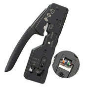 Multifunctional Seven-type Through-hole Crystal Head 6P8P Wire Stripping Network Tool Extrusion Crimping Wire Network Cable Pliers Eurekaonline