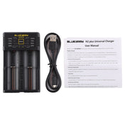 N2 PLUS Micro USB Smart Battery Charger with Indicator Light for 26650, 18650,18500, 14500, 16340(RCR123) IMR / Li-on Battery or AA, AAA, AAAA, C Ni-MH / Ni-Cd Battery Eurekaonline