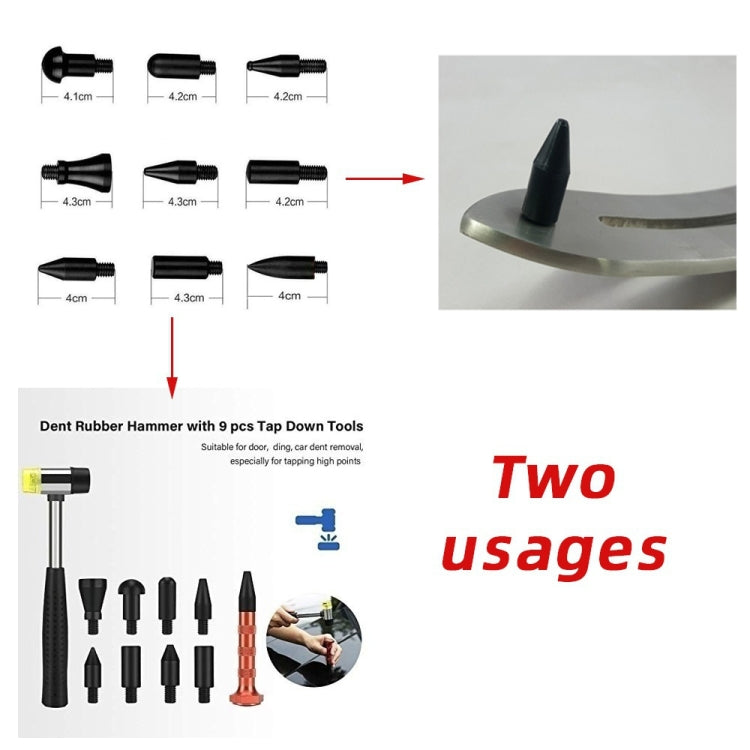 N5 104 in 1 Car Paintless Dent Removal Fender Damage Repair Puller Lifter, Plug Type:US Plug Eurekaonline