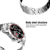 N6 Smart Watch 1.3 inch TFT Screen MTK2502C Bluetooth4.0, Stainless Steel Watch Band, Support Heart Rate Monitor & Pedometer & Sleep Monitor & Sedentary Reminder(Black) Eurekaonline