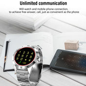 N6 Smart Watch 1.3 inch TFT Screen MTK2502C Bluetooth4.0, Stainless Steel Watch Band, Support Heart Rate Monitor & Pedometer & Sleep Monitor & Sedentary Reminder(Silver) Eurekaonline