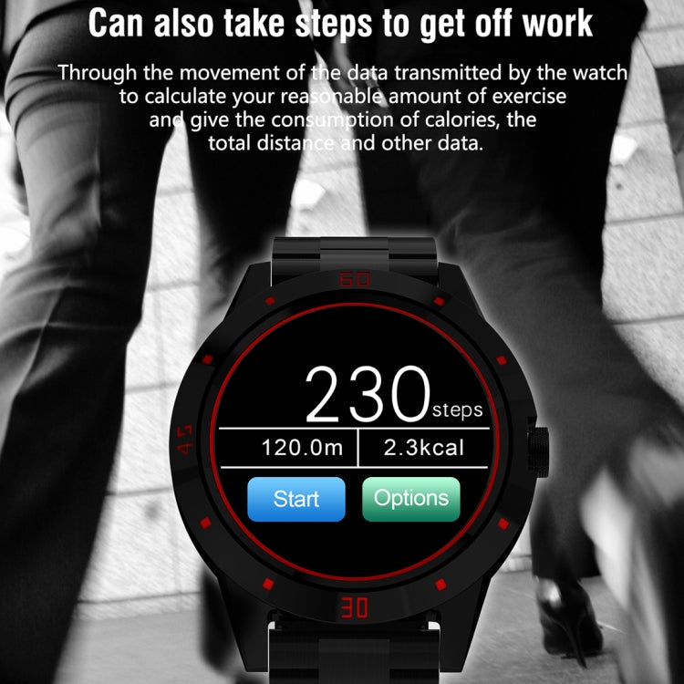 N6 Smart Watch 1.3 inch TFT Screen MTK2502C Bluetooth4.0, Stainless Steel Watch Band, Support Heart Rate Monitor & Pedometer & Sleep Monitor & Sedentary Reminder(Silver) Eurekaonline