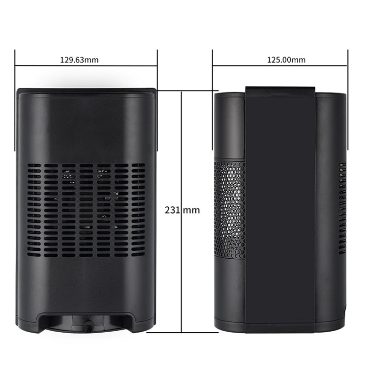 N8 Table Air Heater Indoor Quick Heat Energy Saving Electric Heater,  Specification: EU Plug(White) Eurekaonline
