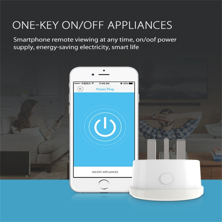 NEO NAS-WR03W WiFi UK Smart Power Plug,with Remote Control Appliance Power ON/OFF via App & Timing function Eurekaonline