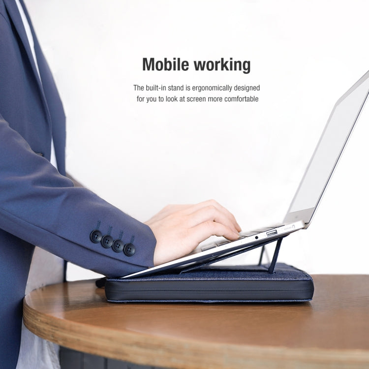 NILLKIN Commuter Multifunctional Laptop Sleeve For 14.0 inch and Below(Dark Gray) Eurekaonline