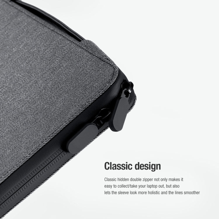 NILLKIN Commuter Multifunctional Laptop Sleeve For 14.0 inch and Below(Dark Gray) Eurekaonline