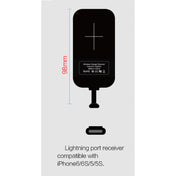 NILLKIN Magic Tag QI Standard Wireless Charging Receiver for iPhone 7 / 6s / 6 / 5S / 5, with 8 Pin Port, Length: 98mm Eurekaonline