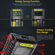 NITECORE Fast Lithium Battery Charger, US Plug, Model: UMS2 Eurekaonline