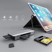 NK-3044 5 in 1 USB-C / Type-C to MS / M2 / CF / TF / SD Card Slots Adapter(Space Grey) Eurekaonline