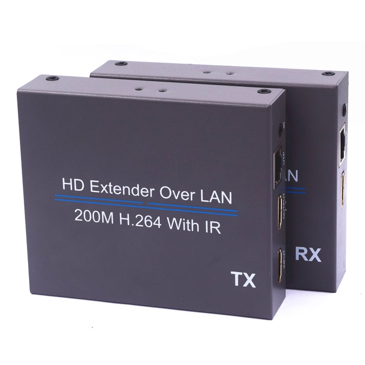 NK-E200IR 200m Over LAN HDMI H.264 HD (Transmitter + Receiver) Extender with IR Eurekaonline