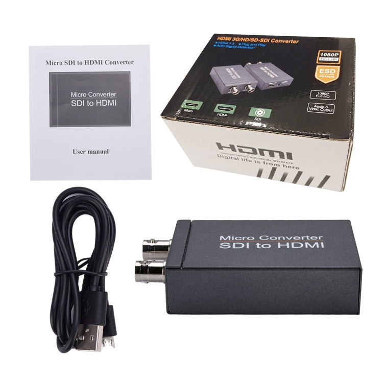NK-M008 3G / SDI to HDMI Full HD Converter(Black) Eurekaonline