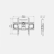 NORTH BAYOU NB DF70-T Tilt Height Adjustable Bracket Wall Rack Mount for 55-85 inch LCD TV Eurekaonline