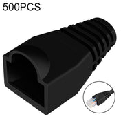 Network Cable Boots Cap Cover for RJ45, Green (500 pcs in one packaging , the price is for 500 pcs)(Black) Eurekaonline