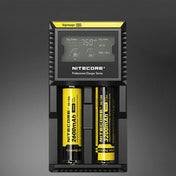 Nitecore D2 Intelligent Digi Smart Charger with LED Indicator for 14500, 16340 (RCR123), 18650, 22650, 26650, Ni-MH and Ni-Cd (AA, AAA) Battery Eurekaonline