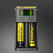 Nitecore NEW i2 Intelligent Digi Smart Charger with LED Indicator for 14500, 16340 (RCR123), 18650, 22650, 26650, Ni-MH and Ni-Cd (AA, AAA) Battery Eurekaonline