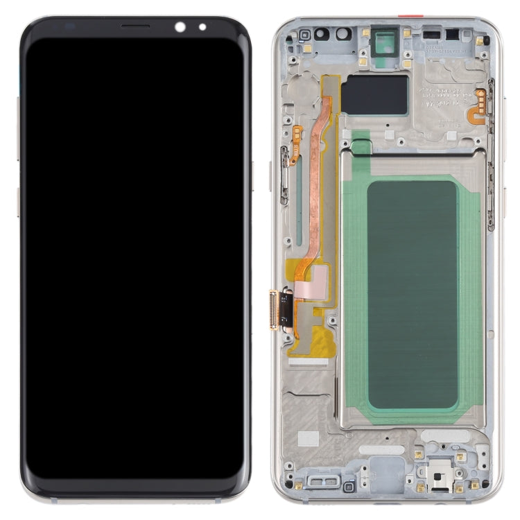 OLED LCD Screen for Samsung Galaxy S8+ SM-G955 Digitizer Full Assembly with Frame (Gold) Eurekaonline