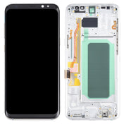 OLED LCD Screen for Samsung Galaxy S8+ SM-G955 Digitizer Full Assembly with Frame (Silver) Eurekaonline