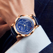 OLEVS 9923 Luminous Starry Dial Automatic Mechanical Men Watch(Silver) Eurekaonline