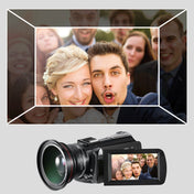 ORDRO AC3 3.1 inch IPS Screen 4K Full HD 13MP Night Vision WiFi Live Camcorder DV Digital Camera, Style:Standard + Microphone(Black) Eurekaonline