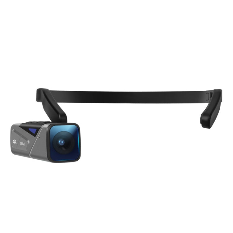 ORDRO EP7 4K Head-Mounted  Auto Focus Live Video Smart Sports Camera, Style:Without Remote Control(Silver Black) Eurekaonline