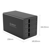 ORICO 9548RU3-BK 3.5-Inch External Hard Drive Enclosure with RAID Eurekaonline
