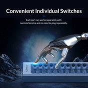 ORICO AT2U3-13AB-GY-BP 13 Ports USB 3.0 HUB with Individual Switches & Blue LED Indicator, EU Plug Eurekaonline