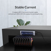 ORICO AT2U3-7AB-GY-BP 7 In 1 Aluminum Alloy Multi-Port USB HUB with Individual Switches, UK Plug Eurekaonline