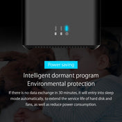ORICO DS200C3 3.5 inch 2 Bay Magnetic-type USB-C / Type-C Hard Drive Enclosure with Blue LED Indicator(Black) Eurekaonline
