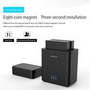 ORICO DS200C3 3.5 inch 2 Bay Magnetic-type USB-C / Type-C Hard Drive Enclosure with Blue LED Indicator(Black) Eurekaonline