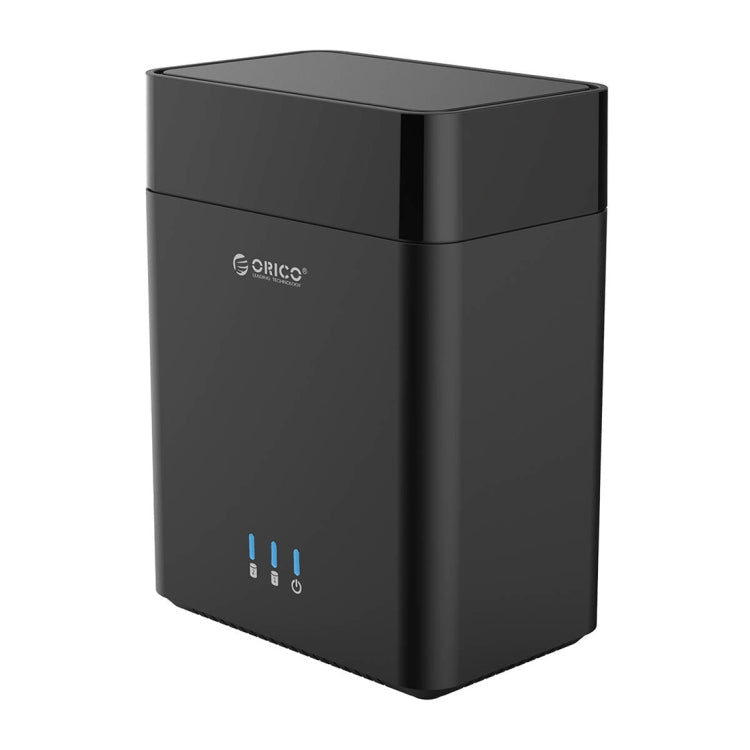  Type-C Hard Drive Enclosure with Blue LED Indicator(Black) Eurekaonline