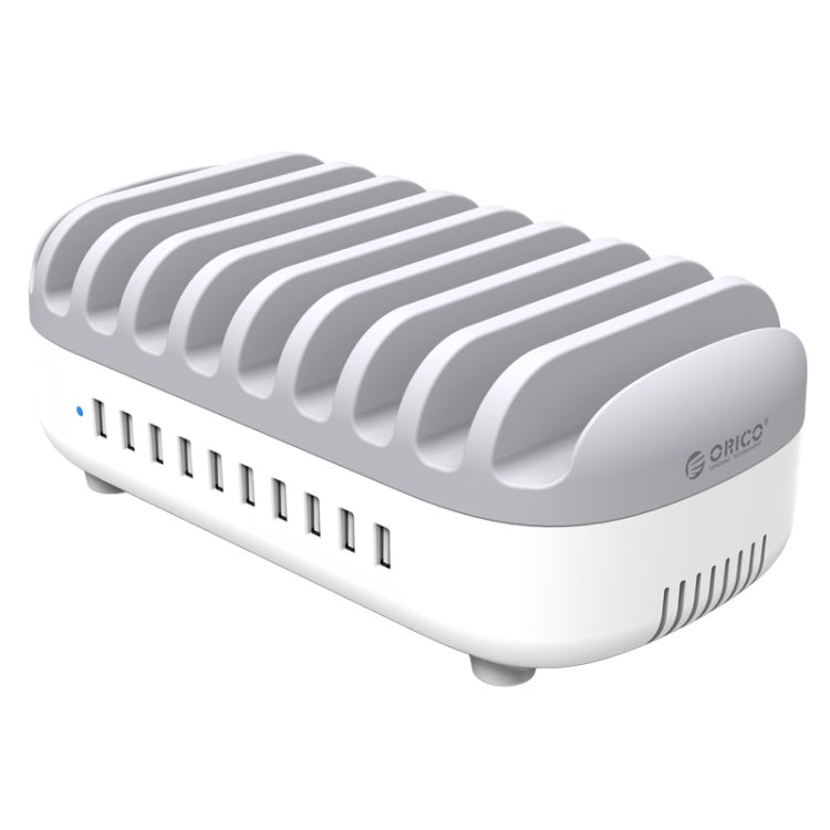 ORICO DUK-10P-DX 120W 5V 2.4A 10 Ports USB Charging Station, AU Plug(White) Eurekaonline