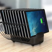 ORICO DUK-10P-DX 120W 5V 2.4A 10 Ports USB Charging Station, UK Plug(Black) Eurekaonline