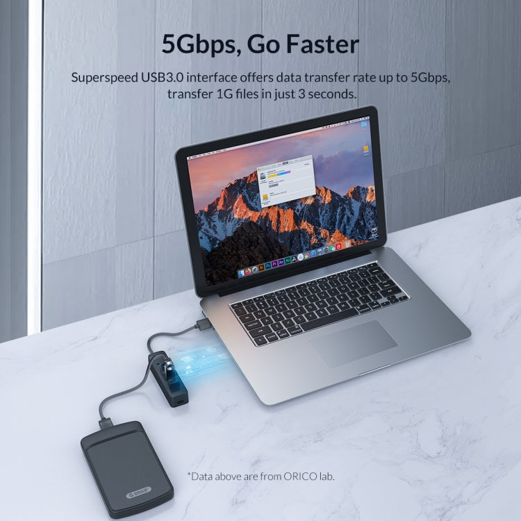 ORICO TWU3-7A-BK 7-Port USB 3.0 HUB Eurekaonline