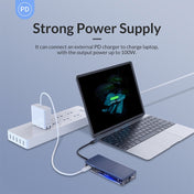 ORICO WB-6RJ 6 in 1 Type-C Transparent HUB Eurekaonline