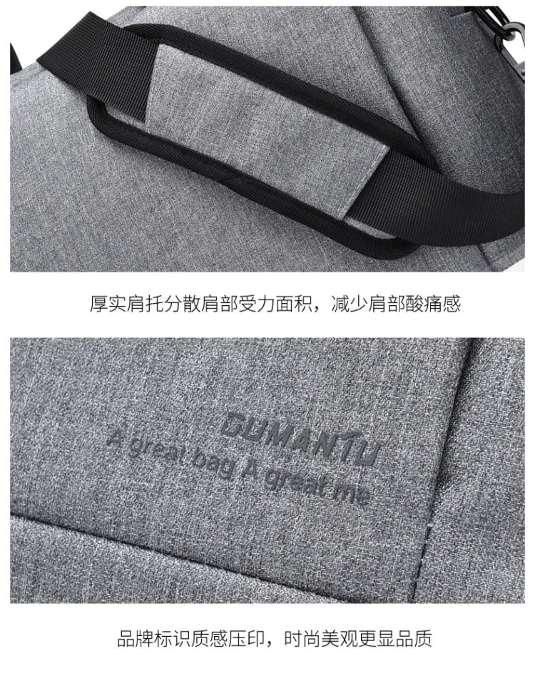 OUMANTU 020 Event Computer Bag Oxford Cloth Laptop Computer Backpack, Size: 15 inch(Light Gray) Eurekaonline