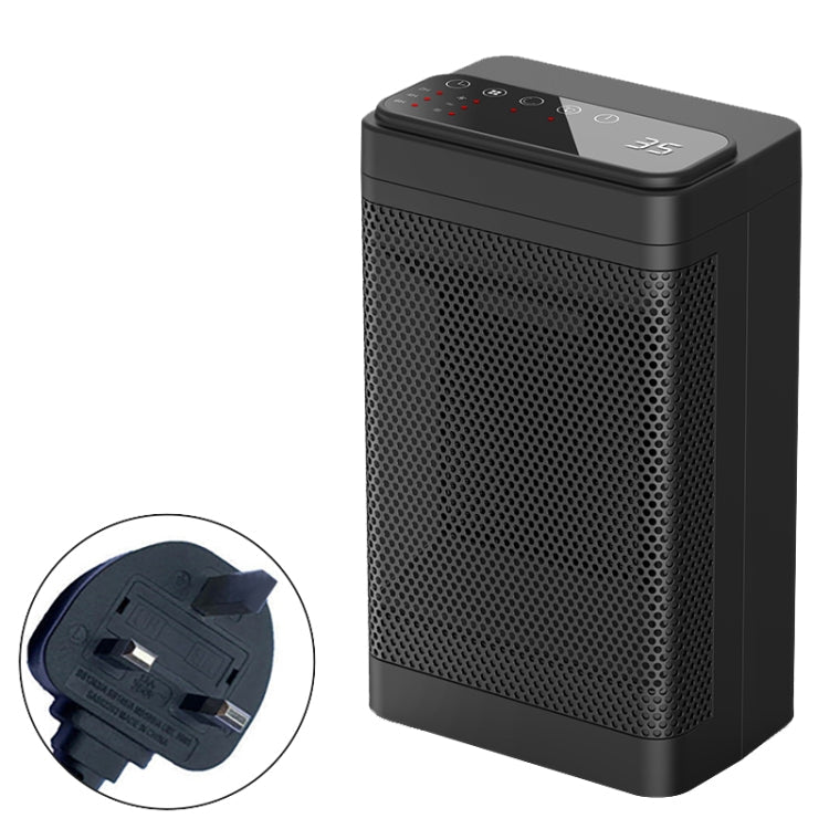 Office Household Mute Desktop Shaking Head Electric Heaters, Spec: Screen (UK Plug) Eurekaonline