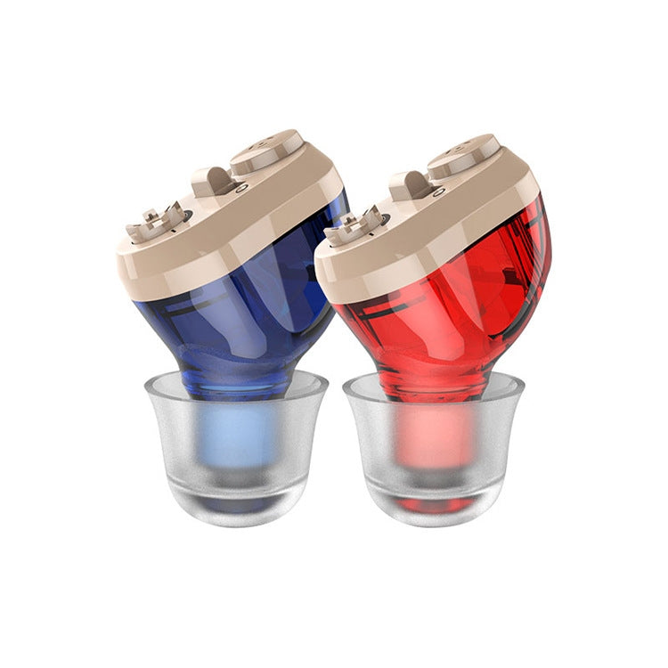 Old Man Hearing Aid Sound Amplifier Sound Collector(Red) Eurekaonline