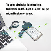 Olmaster External Notebook Hard Drive Adapter Cable Easy Drive Cable USB3.0 to SATA Converter, Style:Hard Disk + Type-C Adapter, Size:3.5 Inch (US Plug) Eurekaonline