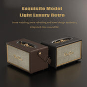 Oneder D6 40W Retro Classic Wooden Portable Outdoor Bluetooth Speaker(Black) Eurekaonline