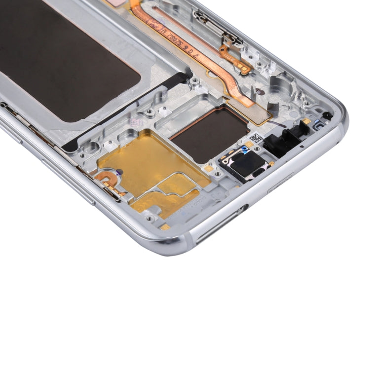 Original LCD Screen + Original Touch Panel with Frame for Galaxy S8+ / G955 / G955F / G955FD / G955U / G955A / G955P / G955T / G955V / G955R4 / G955W / G9550(Silver) Eurekaonline