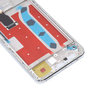 Original LCD Screen for Honor X8 Digitizer Full Assembly with Frame(Silver) Eurekaonline
