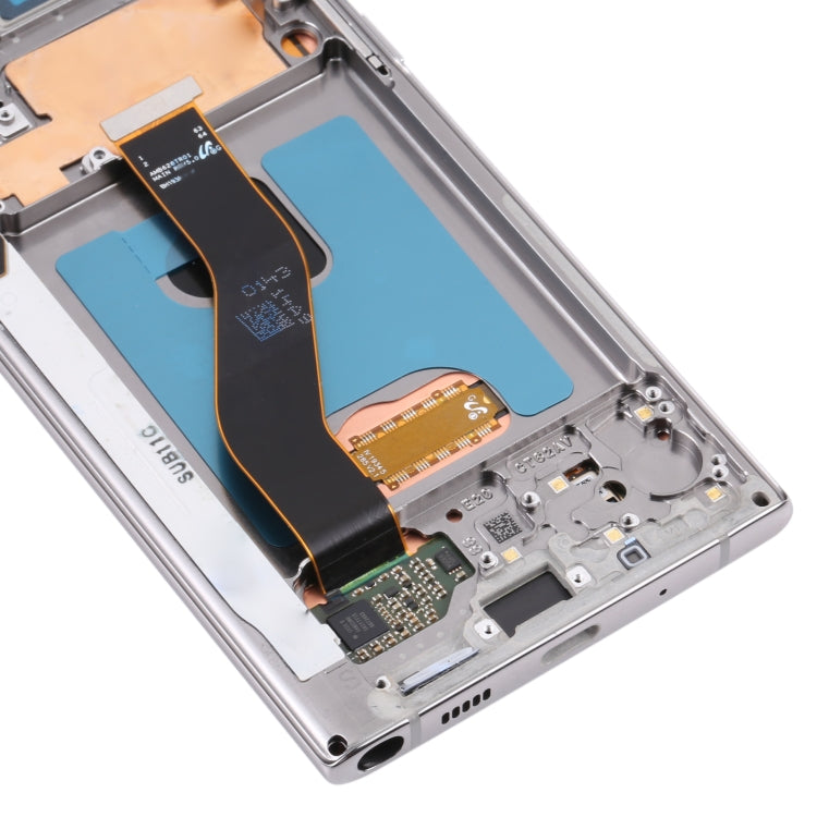 Original LCD Screen for Samsung Galaxy Note10 4G/Note10 5G SM-N971/N970 Digitizer Full Assembly With Frame (Grey) Eurekaonline